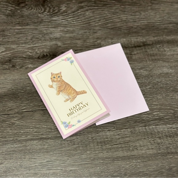Munchkin Kitten Cat Birthday Card ❘ Celebrate Card ❘ Happy Birthday Card - Picture 6 of 7